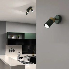 Spot de perete Brilagi POKER 1xGU10/25W/230V verde