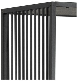 Bibliotecă neagră cu aspect de piatră 85x185 cm Strington – Actona