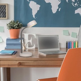 Veioza LED, lampa de masa design modern Berry alb