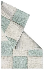 Covor albastru deschis/crem lavabil/țesut manual din bumbac 120x160 cm Kitchen Tiles Blue Sage – Lorena Canals