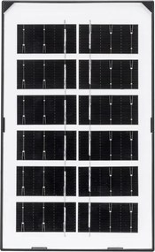 Aigostar - Lustră solară LED/35W/12V 3000 mAh 6500K Ø 15 cm