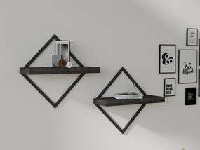 Set 2buc. rafturi Pemapi (antracit) . 1095879