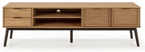 Comodă TV din lemn de pin 180x52 cm Natasha – Marckeric