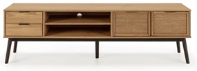 Comodă TV din lemn de pin 180x52 cm Natasha – Marckeric