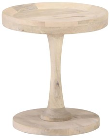 vidaXL Masă laterală, Ø40 x 45 cm, lemn masiv de mango