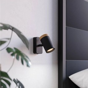 Eglo 300001 - Aplică spot pentru baie CONSUMA 1xGU10/3W/230V IP44 negru/bej