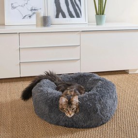 Pat pentru animale de companie gri închis pentru câini ø 55 cm – Love Story