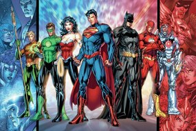 XXL Poster Justice League - United, (120 x 80 cm)
