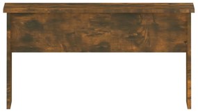 Masuta de cafea stejar fumuriu, 80x50,5x41,5 cm, lemn prelucrat 1, Stejar afumat