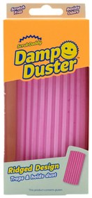 Scrub Daddy Damp Duster, burete pentru ștergereaprafului, roz
