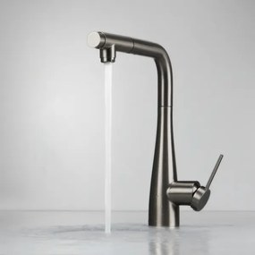 Baterie de chiuvetă cu cap de duș detașabil Deante BRE_D75M ERIDAN titan