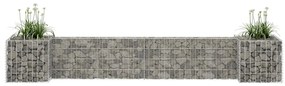 vidaXL Jardinieră gabion in formă de h, 260 x 40 x 40 cm, sârmă oțel