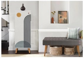 Mobilier Hol Beside 2 (alb + gri) . 1094019