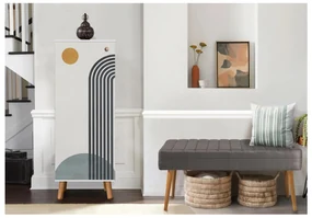 Mobilier hol Beside 2 (alb + gri). 1094019