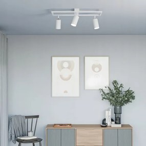 Spot aplicat 3x GU10, 30W, 230V, alb