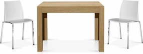 MASA FABIO - FINISAJ STEJAR EXTENSIBILA 110 cm/ 80 cm