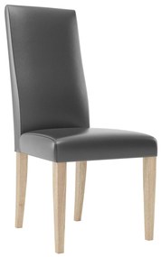 Scaun sufragerie Kelbu 101 (stejar camargue + negru). 1068256