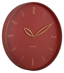 Karlsson 6012RD ceas de perete design roșu,diametru 40 cm