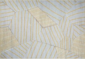 Covor FUNK CHENILLE, 75x150 cm, forma dreptunghiulara, poliester, galb