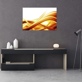 Tablou - Abstrac galben (90x60 cm)