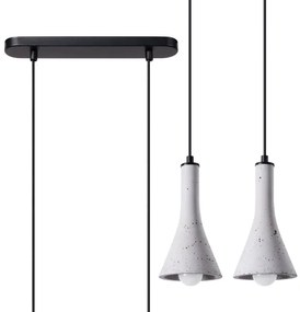 Lustră pe cablu Sollux SL.1224 REA 2xE14/12W/230V beton