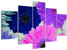 Tablou cu flori colorate (150x105 cm)
