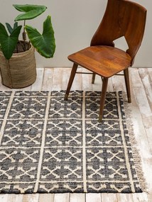 Covor vintage, din iuta naturala, Hemp 120x180cm