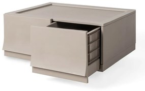 Cutie de depozitare modulară Wave twin Wood fărăroți 54,6 x 43,4 x 22 cm