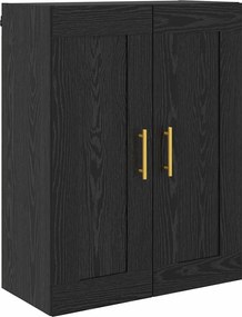 vidaXL Dulap montat pe perete Stejar Negru 69,5 x 34 x 90 cm