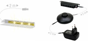 Iluminat pentru mobilier Led alb (cu alimentare). 740363