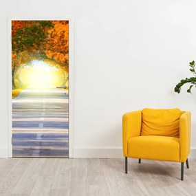 Fototapet pentru ușă - Bolta din coroana cpacilor (95x205cm)