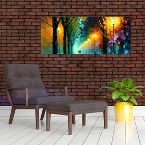 Tablou - Plimbare de noapte (120x50 cm)