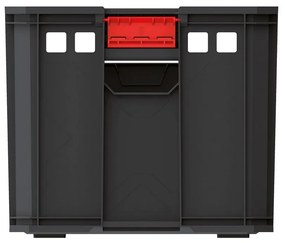 Cutie de transport A, 30 cm, compartimentari, negru