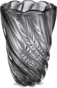 Vaza flori, Vas decorativ Contessa L, gri 115183 HZ