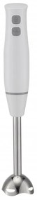 Blender cu cana Rosberg R51112ISB, 400W, 700ml, 2 viteze, Accesoriu din otel, Alb