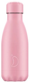 Sticlă termos Chilly's Bottles - roz pastel 260ml, ediția Original