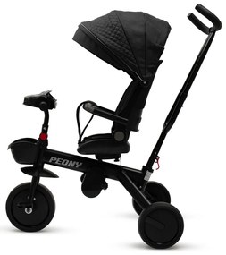 Baby Mix Triciclu pentru copii Peony EVA, negru