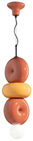 Lustra retro realizata manual din ceramica Bumbum