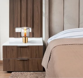 Lampă de masă NINJO 1xE27/40W/230V alamă Globo 21004M