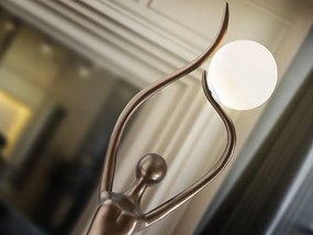 Figurina XXL decorativa, Lampa de podea El Arbol bronz