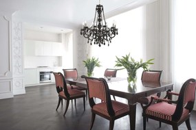 Candelabru stil clasic Marie Therese 8L gri inchis 8888-8GY SRT