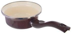 Orion Cratiță emailată cu margine Brown, diametru12 cm, diam. 12 cm
