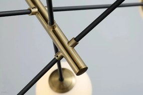 Lustra suspendata design modern OVIEDO 6 GO/BK