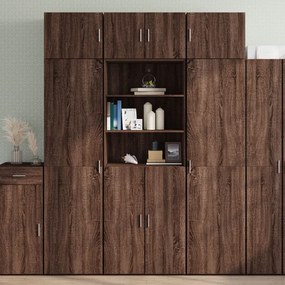 vidaXL Dulap depozitare stejar maro 70x42,5x225 cm lemn prelucrat
