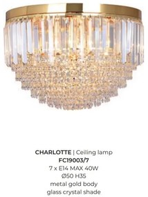 Plafoniera design modern CHARLOTTE 50cm