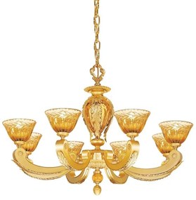 Candelabru 8 brate LUX realizat manual Eden