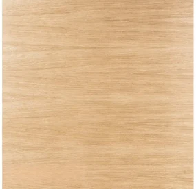Masa de dining neagra cu blat in decor stejar PURO 70x70