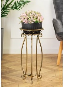 Suport de flori 62x28 cm auriu