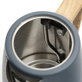 Fierbător de apă 1,7 l 2400W/230V oțel inoxidabil/gri