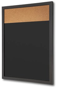 Tablă Combi Board / plută 45 × 60 cm, neagră